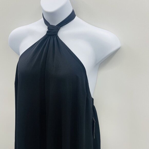 INC International Concepts Womens Size XXL Halter-Neck Midi Dress Black $89 038 - Picture 6 of 11